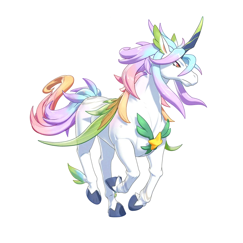 Caihongdujiaoshou (彩虹独角兽) - Roco Kingdom: World Light spirit image, skills and evolution
