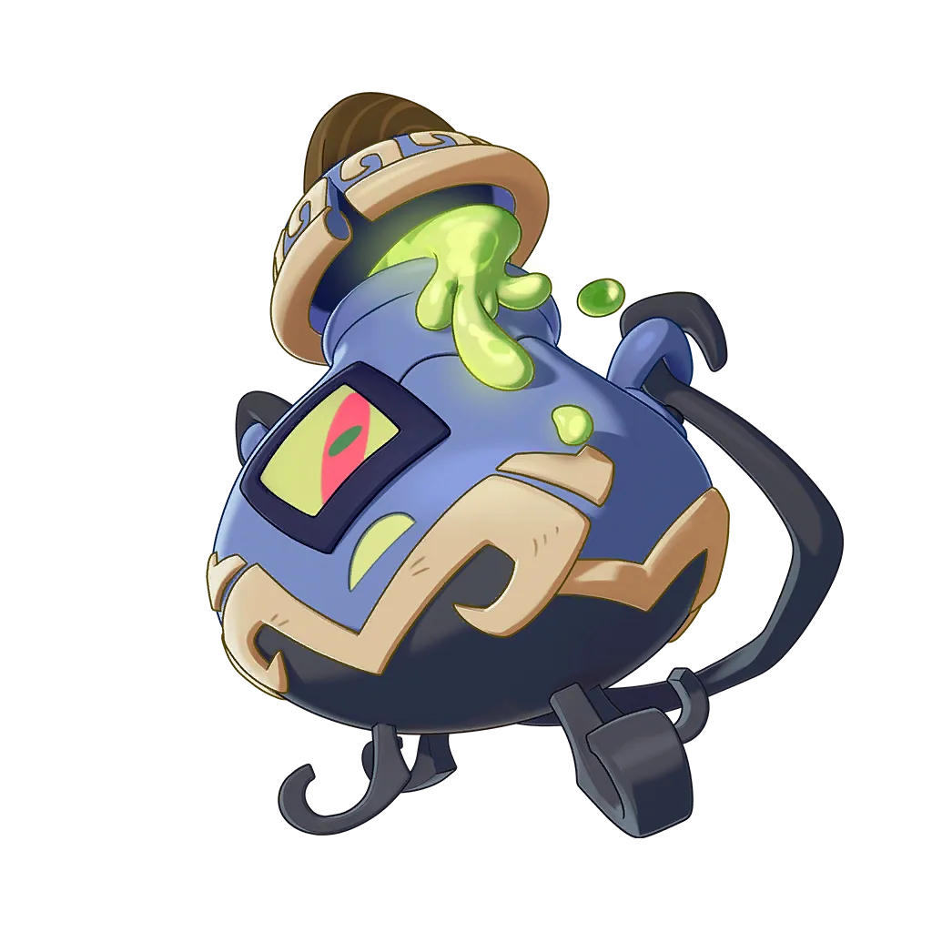 Duduguo (嘟嘟锅) - Roco Kingdom: World Poison spirit image, skills and evolution