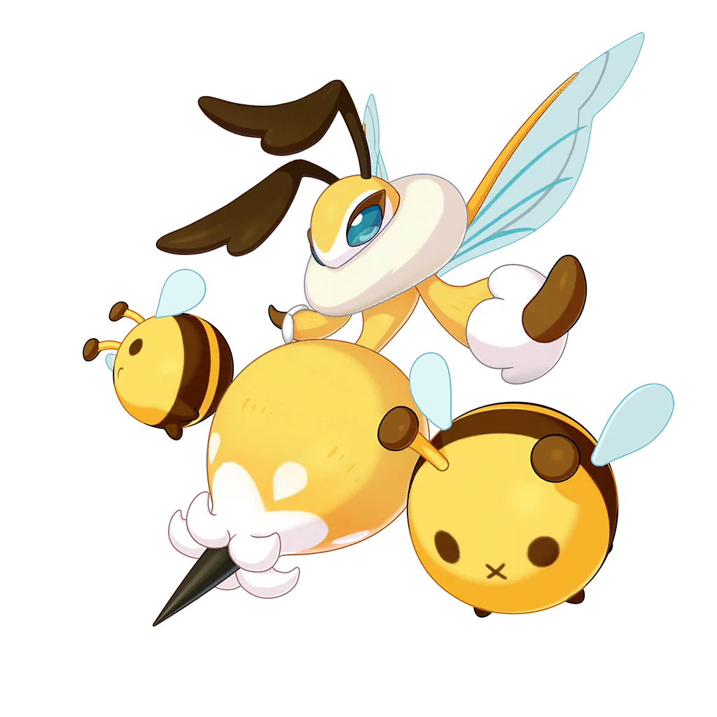 Huangfenghou (黄蜂后) - Roco Kingdom: World Grass / Flying spirit image, skills and evolution