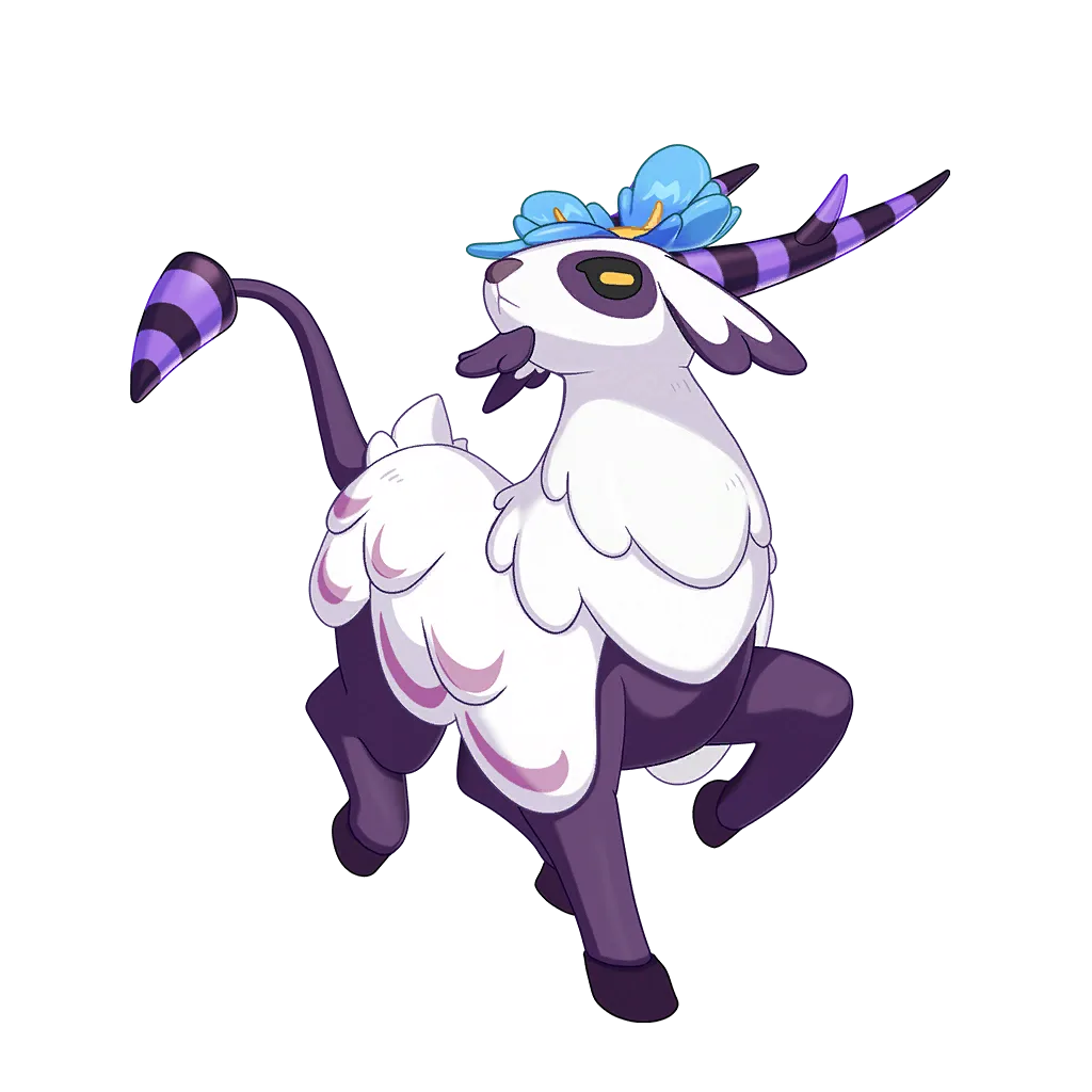 Huayinglingyang (花影羚羊) - Roco Kingdom: World Ghost / Dark spirit image, skills and evolution