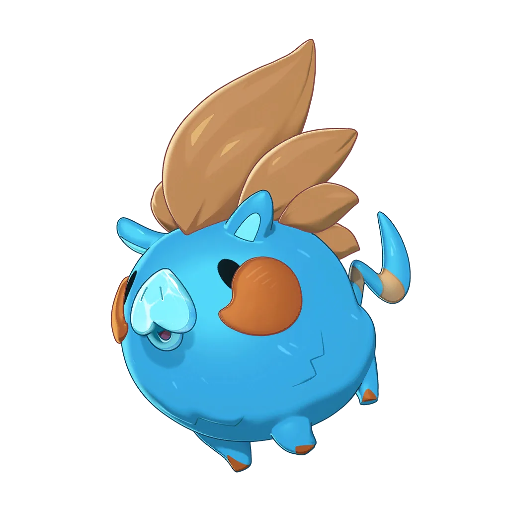 Huhuzhu (呼呼猪) - Roco Kingdom: World Ice / Ground spirit image, skills and evolution