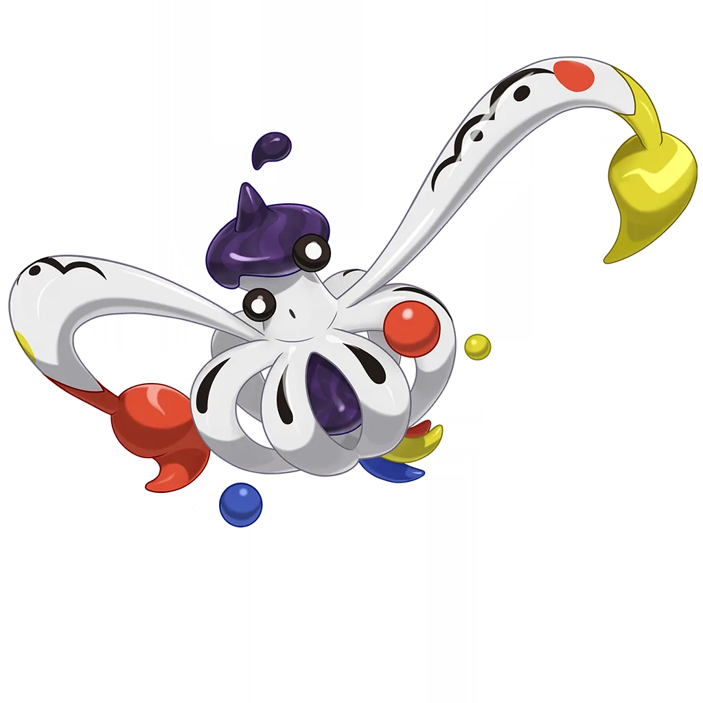 Hunluanyoucai (混乱鱿彩) - Roco Kingdom: World Ghost / Dark spirit image, skills and evolution