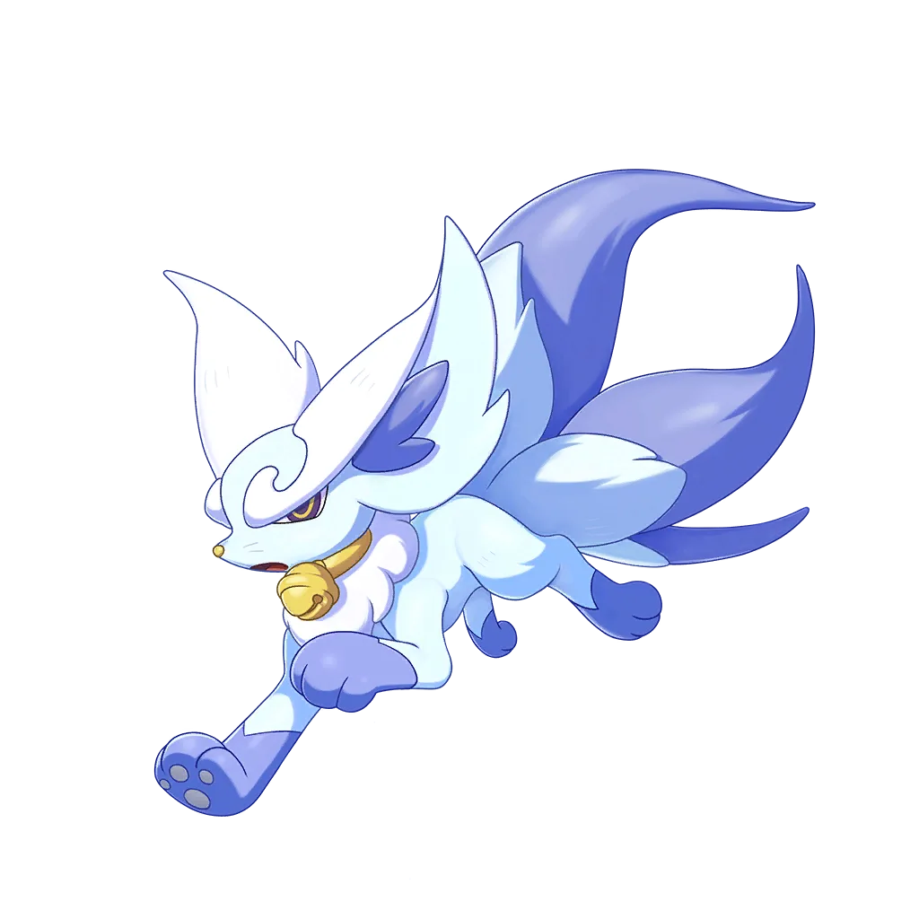 Jiuweihu (九尾狐) - Roco Kingdom: World Fire / Ice spirit image, skills and evolution