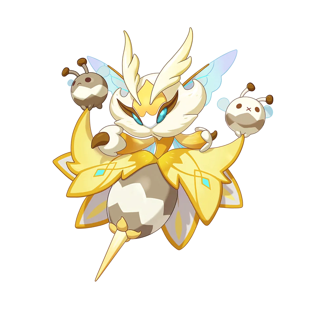 NWangfeng (女王蜂) - Roco Kingdom: World Bug / Flying spirit image, skills and evolution