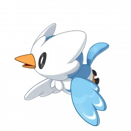 Xuerongniao (雪绒鸟) - Roco Kingdom: World Flying spirit image, skills and evolution