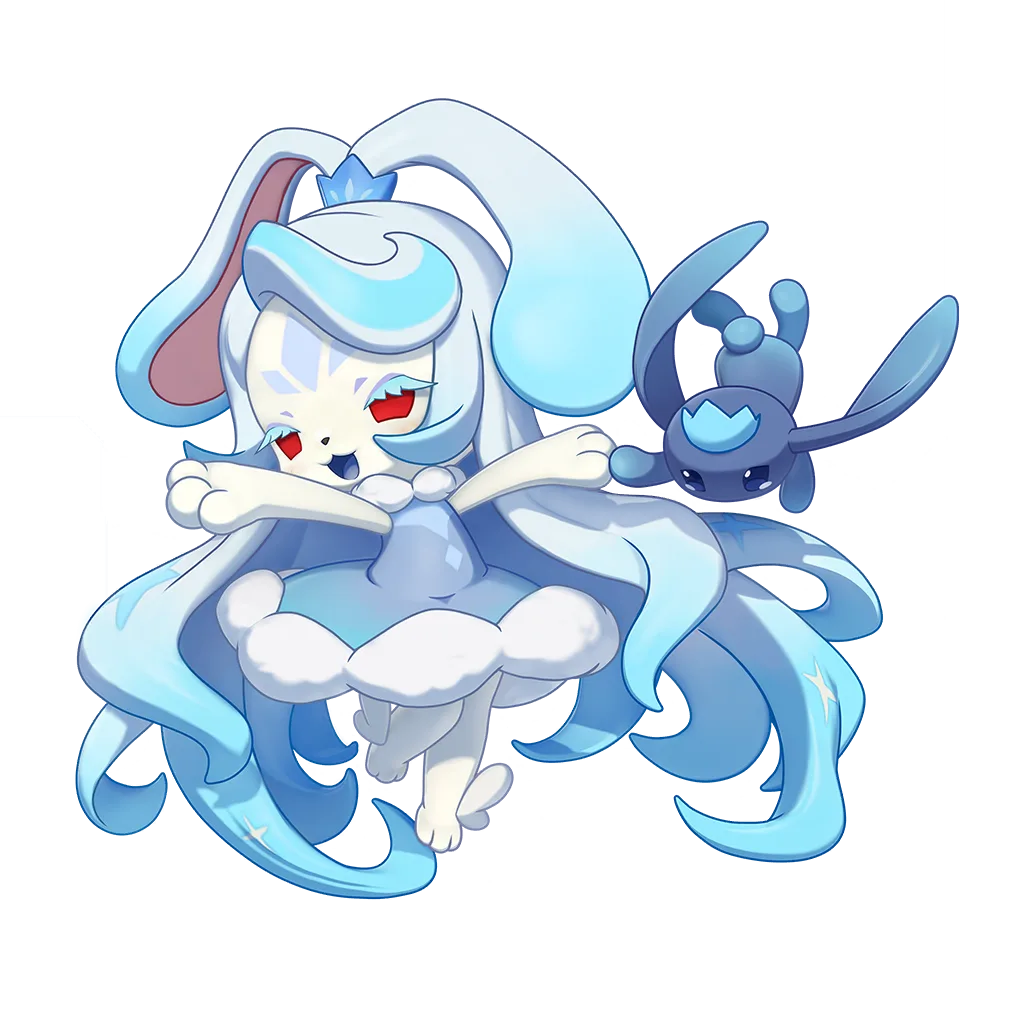 Xueyingbingling (雪影冰灵) - Roco Kingdom: World Ice / Fairy spirit image, skills and evolution
