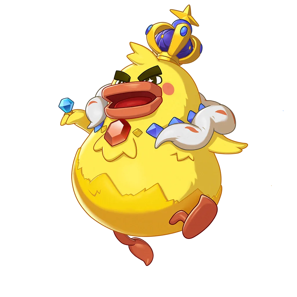 Yajijiguowang (鸭吉吉国王) - Roco Kingdom: World Normal spirit image, skills and evolution